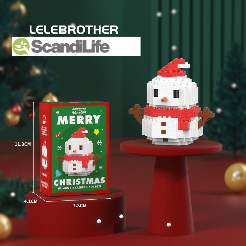 🎅 Santa Byggeklosser™ – 12 figure natalizie creative per tutta la famiglia. 🎄