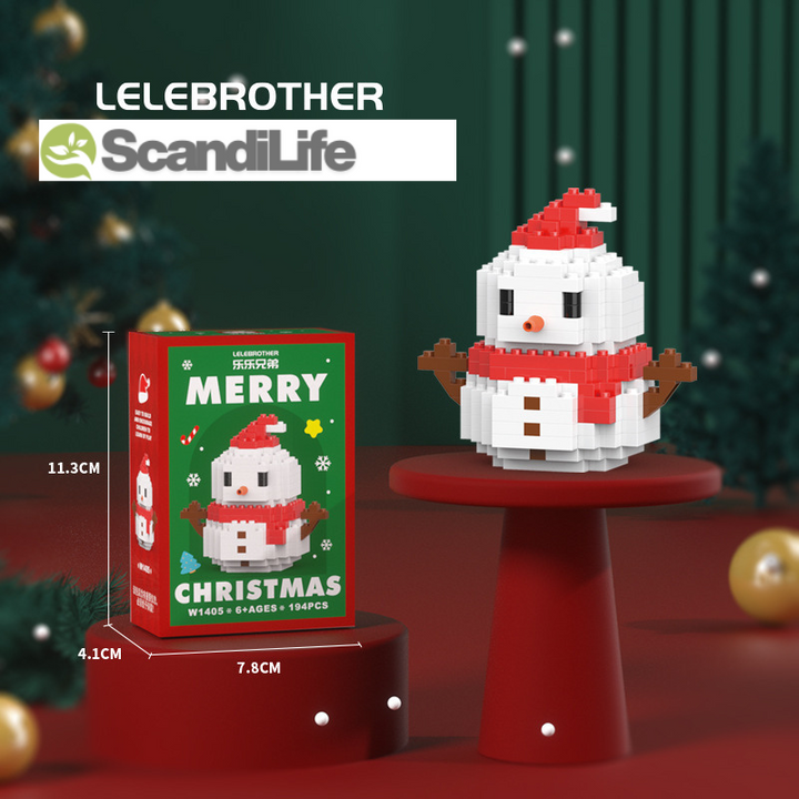 🎅 Santa Byggeklosser™ – 12 figure natalizie creative per tutta la famiglia. 🎄