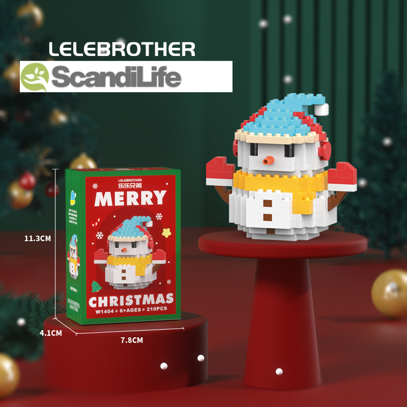 🎅 Santa Byggeklosser™ – 12 figure natalizie creative per tutta la famiglia. 🎄