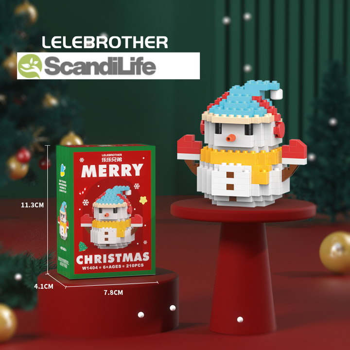 🎅 Santa Byggeklosser™ – 12 figure natalizie creative per tutta la famiglia. 🎄