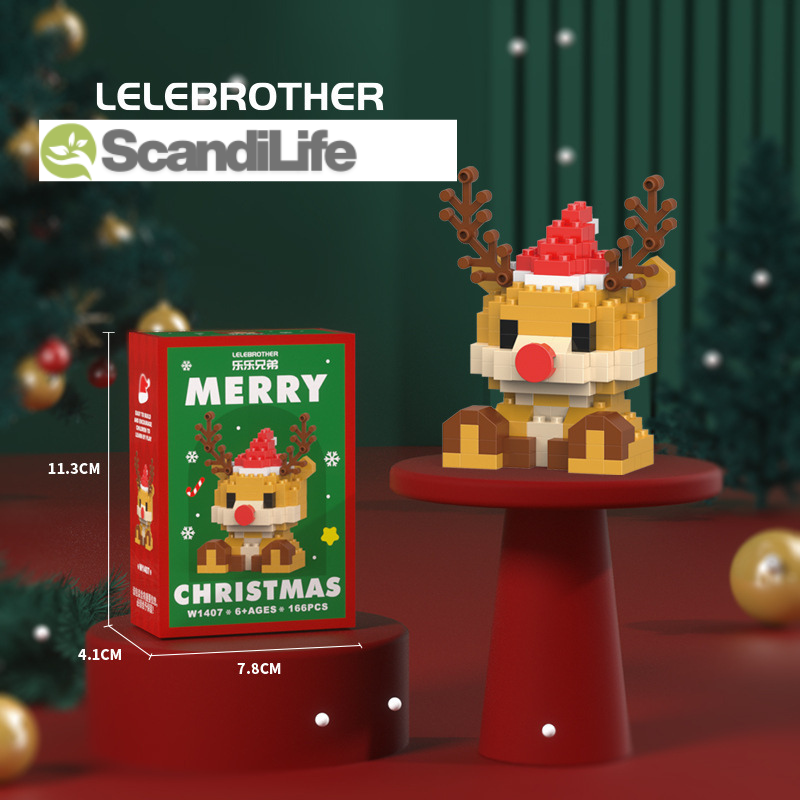 🎅 Santa Byggeklosser™ – 12 figure natalizie creative per tutta la famiglia. 🎄