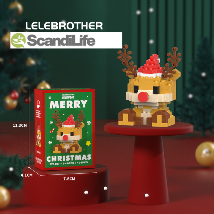 🎅 Santa Byggeklosser™ – 12 figure natalizie creative per tutta la famiglia. 🎄