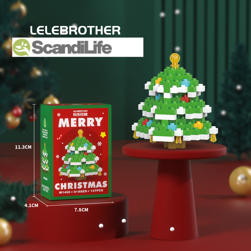 🎅 Santa Byggeklosser™ – 12 figure natalizie creative per tutta la famiglia. 🎄