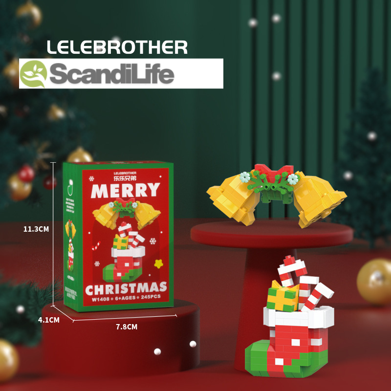 🎅 Santa Byggeklosser™ – 12 figure natalizie creative per tutta la famiglia. 🎄