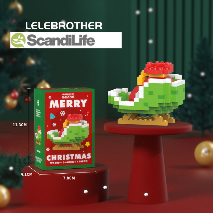 🎅 Santa Byggeklosser™ – 12 figure natalizie creative per tutta la famiglia. 🎄