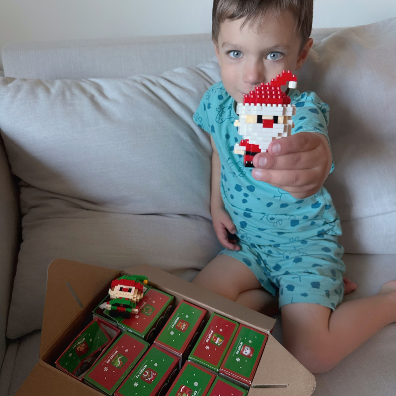 🎅 Santa Byggeklosser™ – 12 figure natalizie creative per tutta la famiglia. 🎄