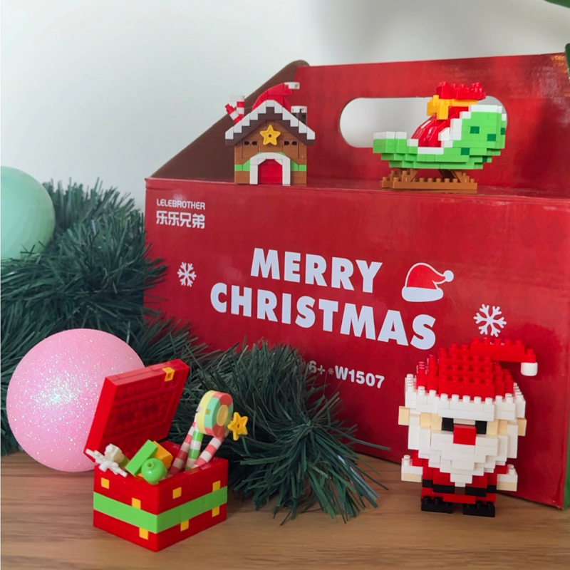 🎅 Santa Byggeklosser™ – 12 figure natalizie creative per tutta la famiglia. 🎄