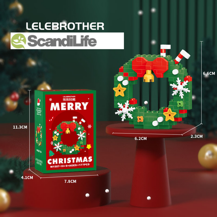 🎅 Santa Byggeklosser™ – 12 figure natalizie creative per tutta la famiglia. 🎄