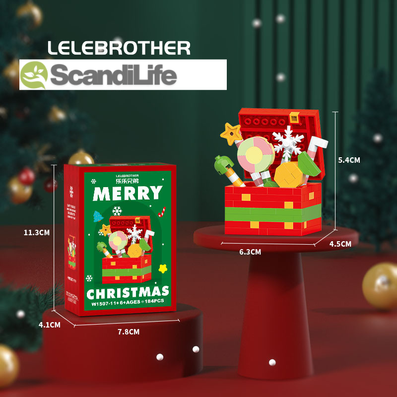 🎅 Santa Byggeklosser™ – 12 figure natalizie creative per tutta la famiglia. 🎄