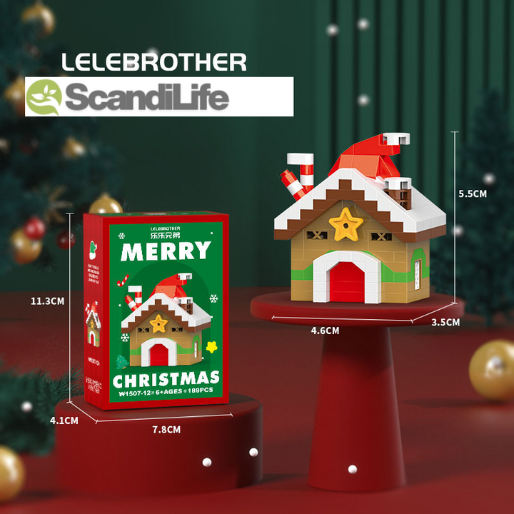 🎅 Santa Byggeklosser™ – 12 figure natalizie creative per tutta la famiglia. 🎄