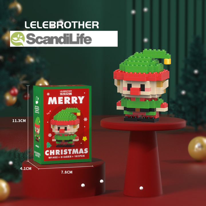 🎅 Santa Byggeklosser™ – 12 figure natalizie creative per tutta la famiglia. 🎄