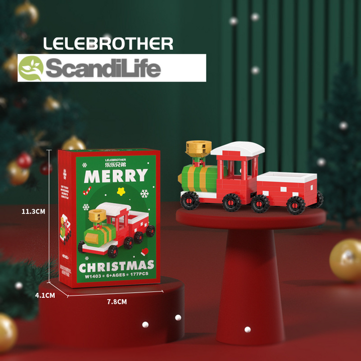 🎅 Santa Byggeklosser™ – 12 figure natalizie creative per tutta la famiglia. 🎄