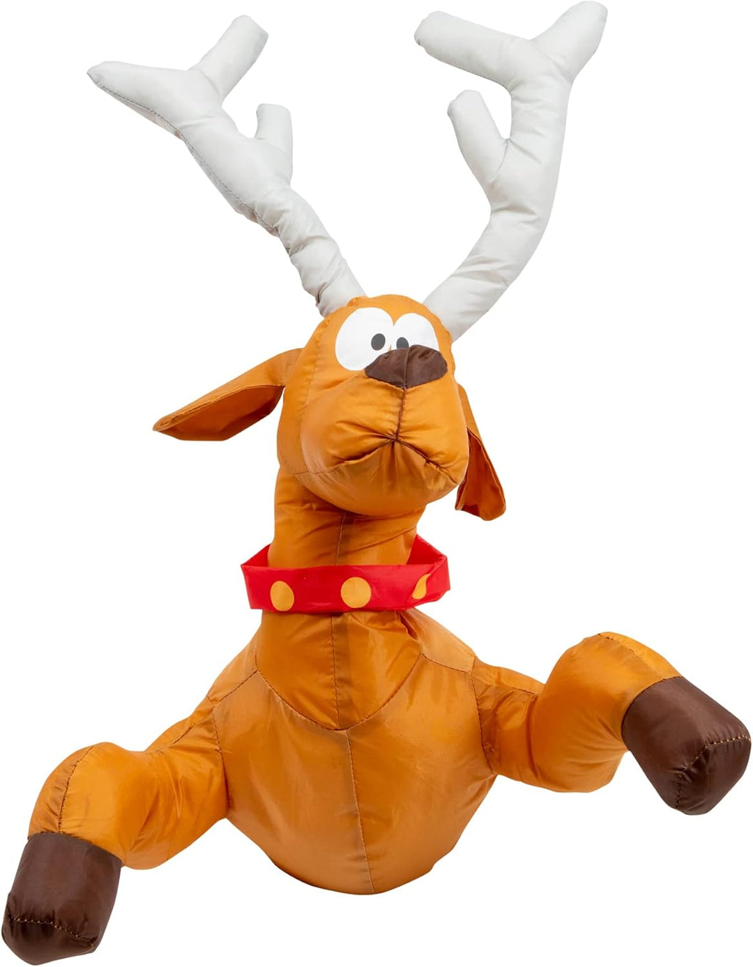 Set decorativo Babbo Natale e Renna con effetto sfondamento