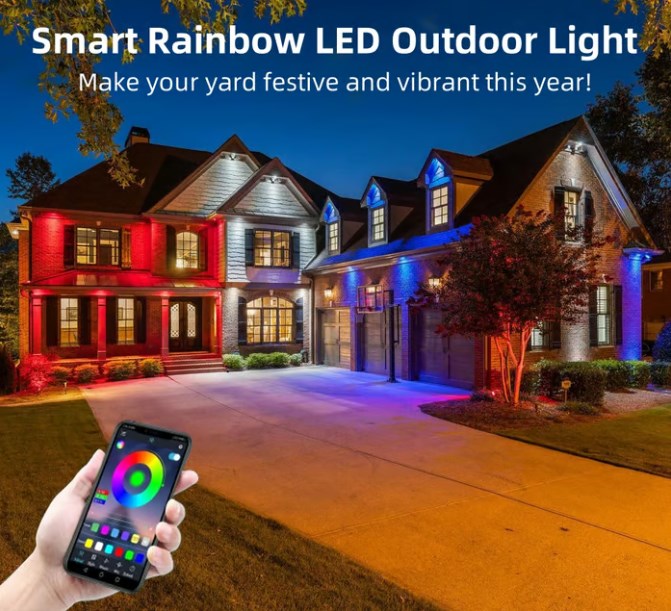 ⏰ Ultimo giorno di saldi! 🌈 Illuminazione LED da esterno intelligente e multicolore