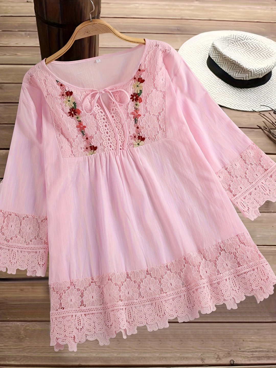 Tavo™ | Blusa Elegante in Pizzo Fino