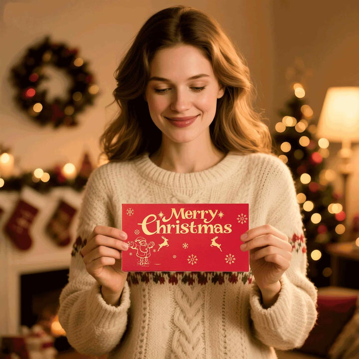 🎉Celebra e ama💗🎄Set di 3 buste regalo di Natale