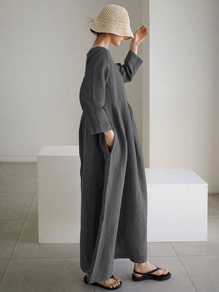 Vanni™ | Abito Ampio Elegante con Tasche Laterali