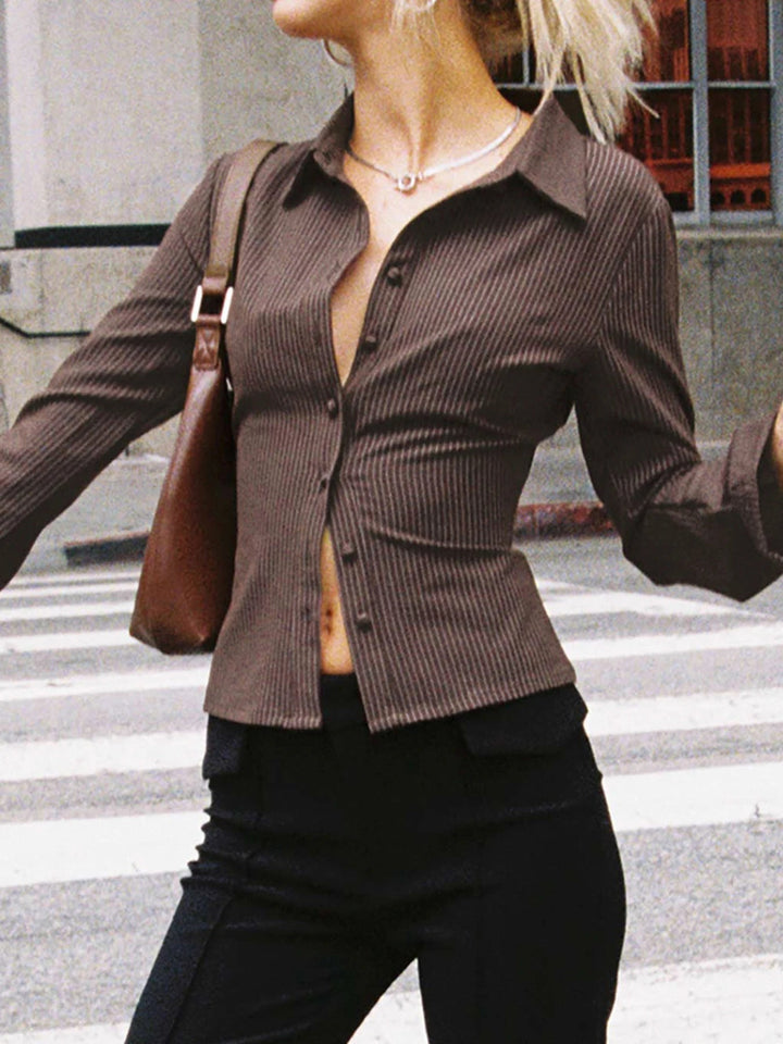 Zypharia™ | Blusa Retro Elegante con Bottoni