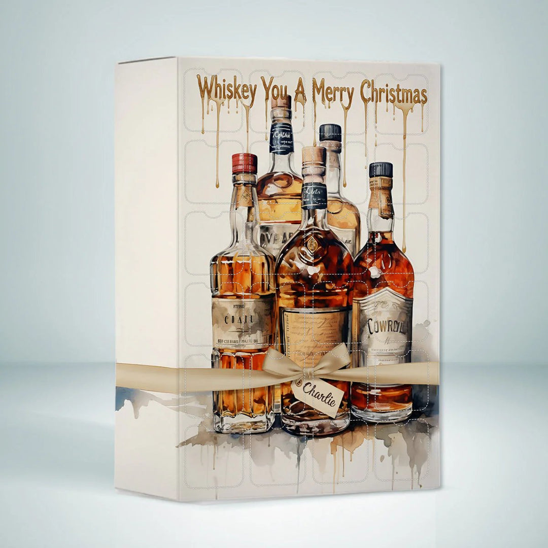 🥃Calendario dell'Avvento a tema whisky (con decorazioni)🎄