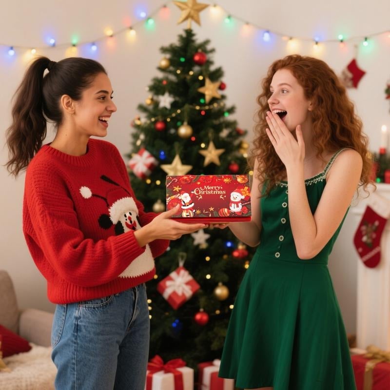 🎉Celebra e ama💗🎄Set di 3 buste regalo di Natale