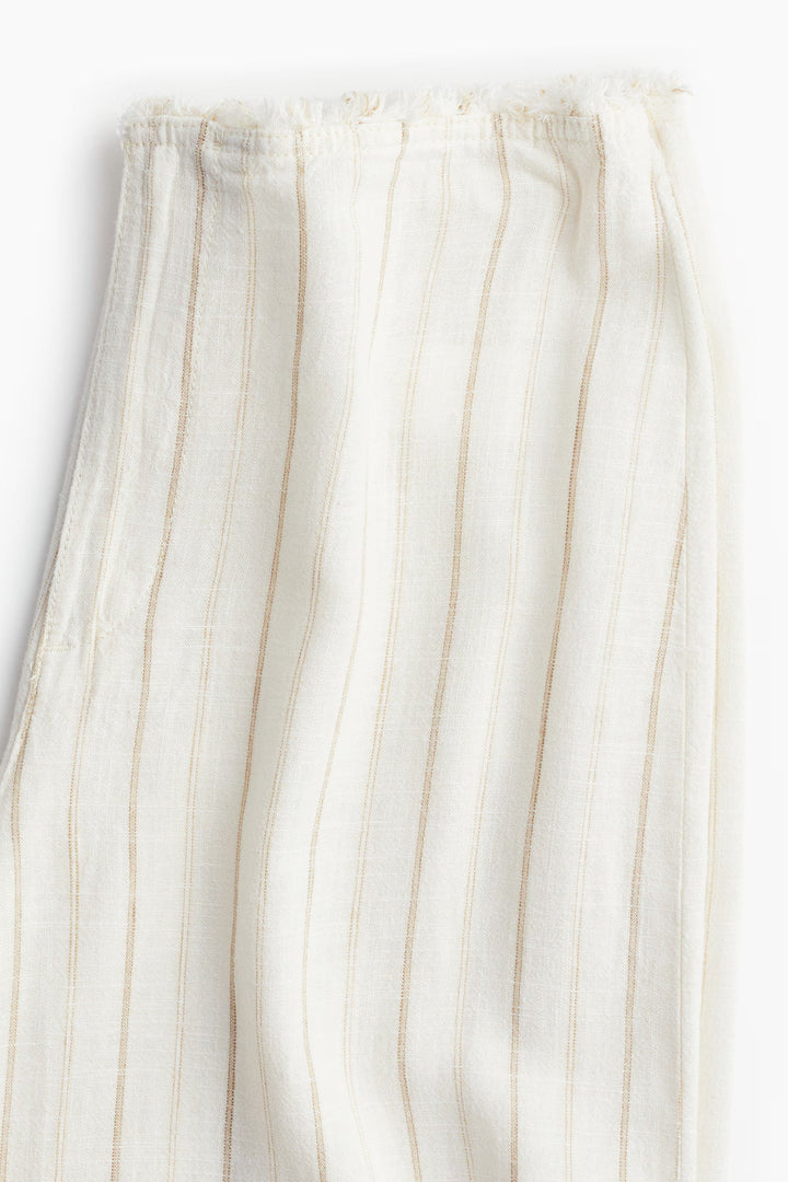 Luella™ | Pantaloni a mix di lino chic