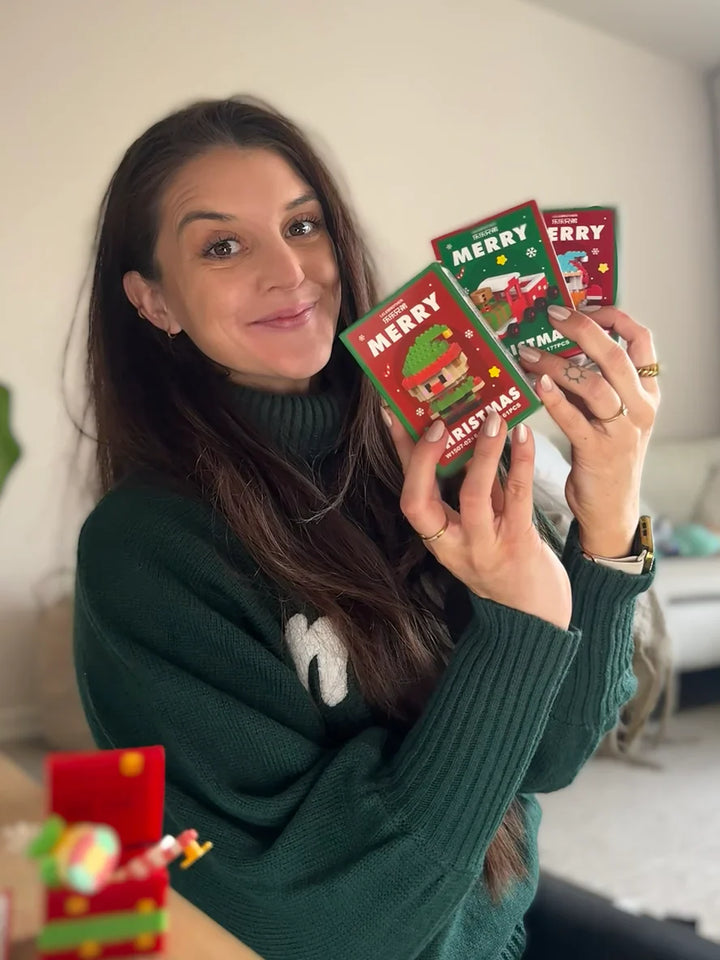 🎅 Santa Byggeklosser™ – 12 figure natalizie creative per tutta la famiglia. 🎄