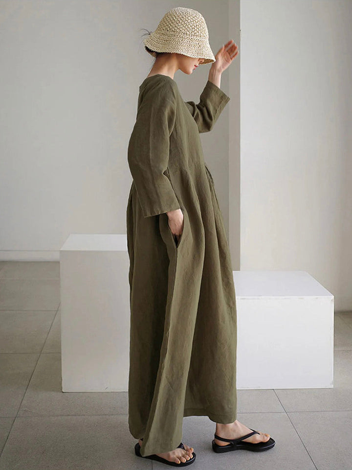 Vanni™ | Abito Ampio Elegante con Tasche Laterali