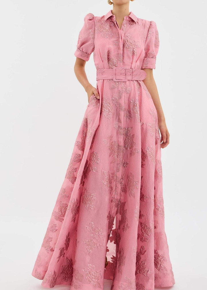 Pearl™ | Abito elegante a maniche corte e voluminose