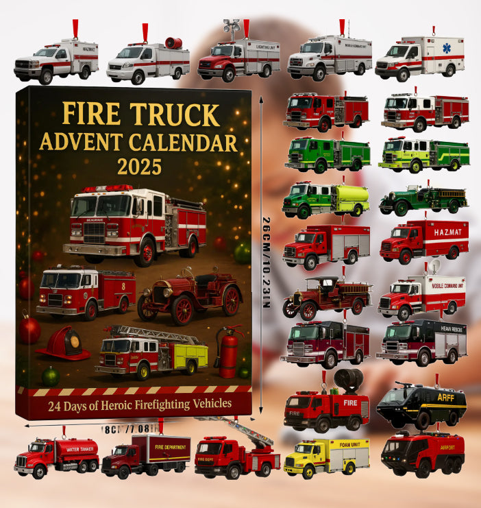 🚒🔥 CALENDARIO DELL’AVVENTO CAMION DEI POMPIERI 2025 🎁🌲
