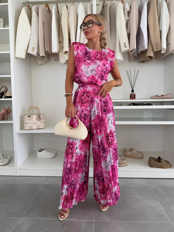 Nicole™ | Completo Elegante Top e Pantaloni