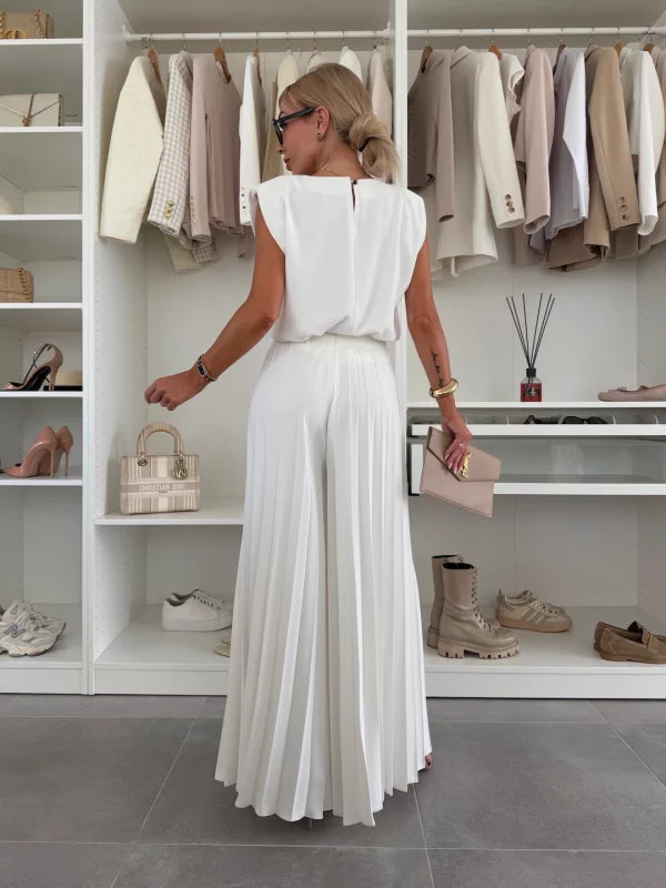 Nicole™ | Completo Elegante Top e Pantaloni