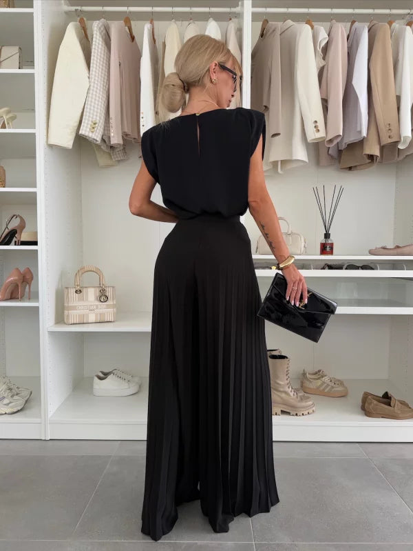 Nicole™ | Completo Elegante Top e Pantaloni