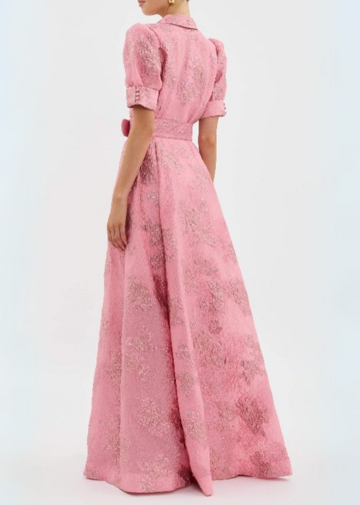 Pearl™ | Abito elegante a maniche corte e voluminose