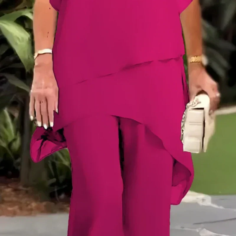 Giselle™ | Completo Elegante Top e Pantaloni Irregolari