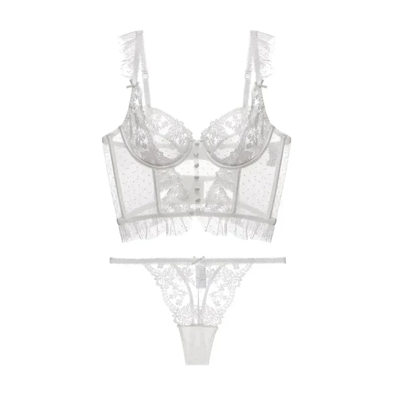 Nuve™ | Elegante e Sensuale Set di Lingerie Italiana